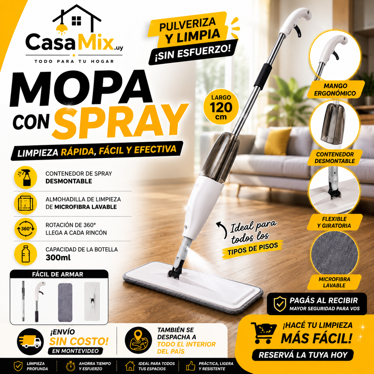 Mopa con Spray 300ml