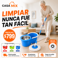 Mopa con balde escurridor 360°.