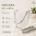 Hielera de vidrio texturizado 900ml